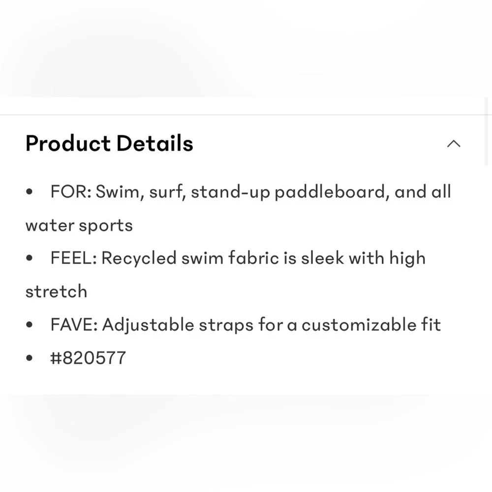 NWT Athleta Girl Adjustable Black/White One Piece Swimsuit size 16.